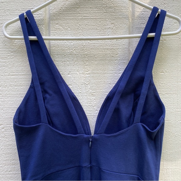 Lulu’s Forever Crush Navy Blue Strappy Sleeveless Skater dress size Medium - Picture 8 of 11
